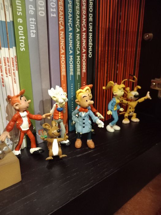 Spirou 7 figuras da série em PVC