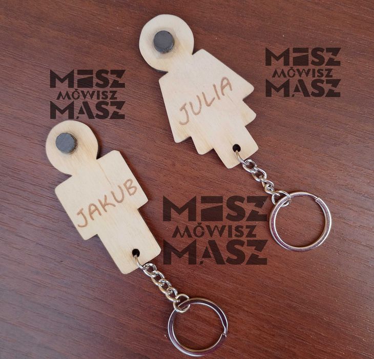 Domek na klucze, parapetówka, para, breloki #MiszMówiszMasz