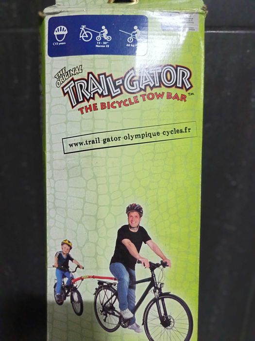 Trail-Gator Barra Tandem, NOVA - Barra de reboque entre bicicleta para adultos e bicicleta infantil