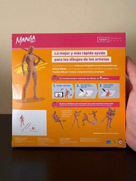 Figura Nova Manga Tools para desenho Body Kun da Bandai Com acessórios