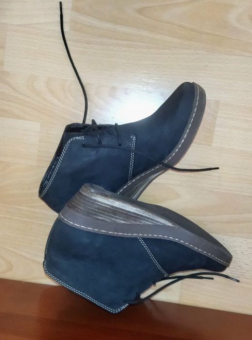 Ботинки. Кожаные . Производство Clarks shoes.Размер 37 - 36.5.