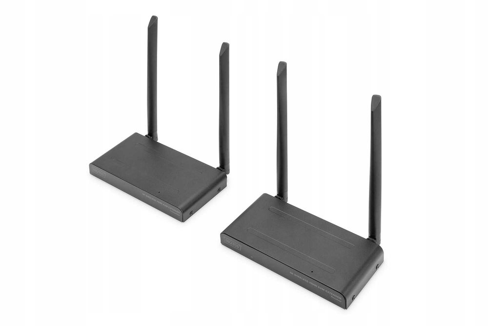 Zestaw 4K Wireless HDMI KVM Extender 150 m H.265 WPA2 Digitus