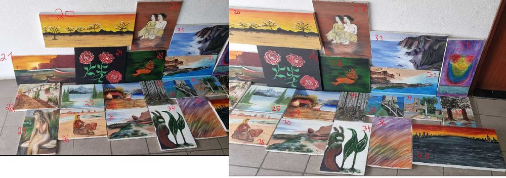 Various Paintings - Hand-Painted - €564738771596417123