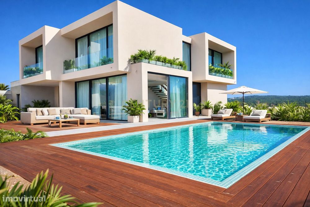 Moradia T5 de Luxo com Piscina e jardim, com Vista Panorâmica em Sintr