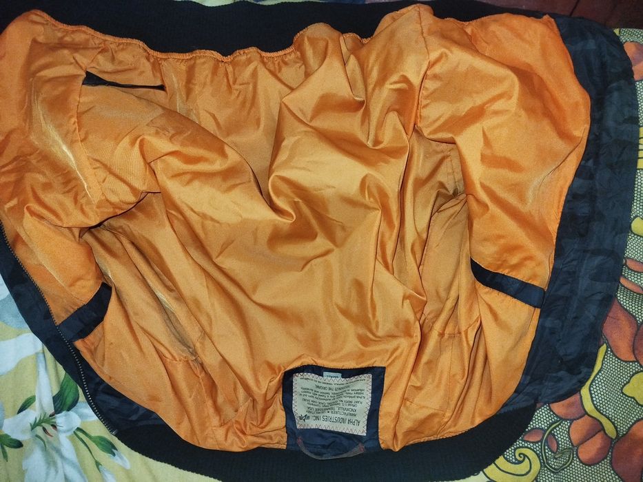 Куртка Alpha Industries камуфляж S, лёгкий бомбер