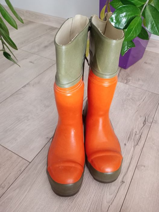 Kalosze robocze z blachą Signum dla drwala pilarza