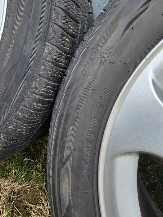 Felgi aluminiowe 5x112 r16 opony zimowe