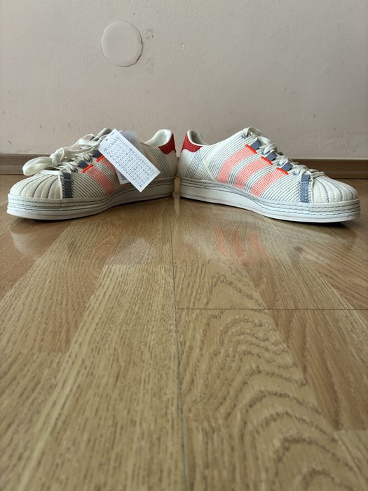 adidas x Craig Green Superstar Off White Bright Red Grey