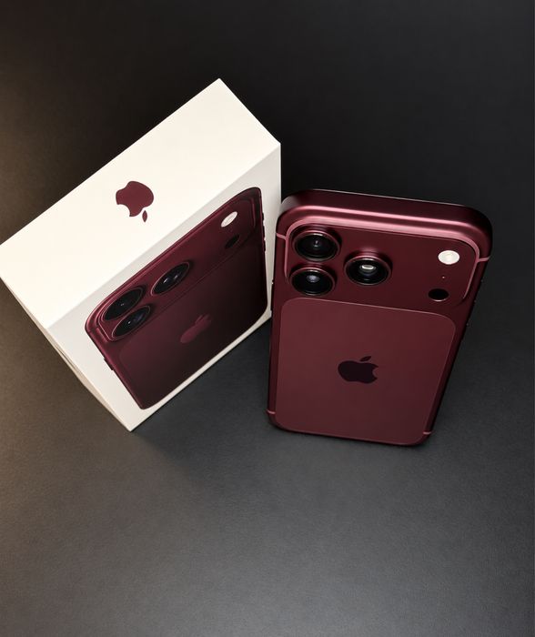 iPhone 18 Pro 256 GB Burgundy | Open Box | Gwarancja Apple | 0 cykli | SIM + eSIM