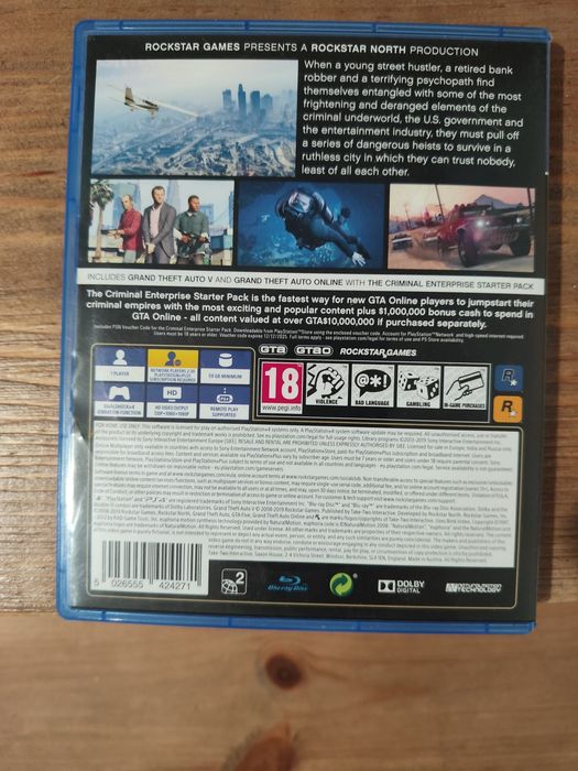 Vendo Jogo GTA 5 PS4
