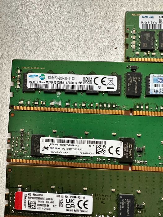 Серверна оперативна пам'ять DDR4 8-16Gb ECC REG