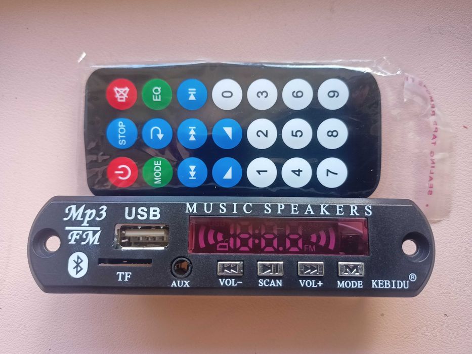 Модуль MP3 FM радіо  Bluetooth 5.0  Kebidu