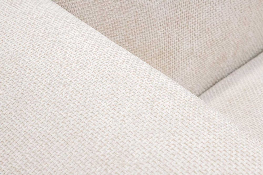 SOFÁ EM CHENILLE BEGE CULVER 300x90x88 cm