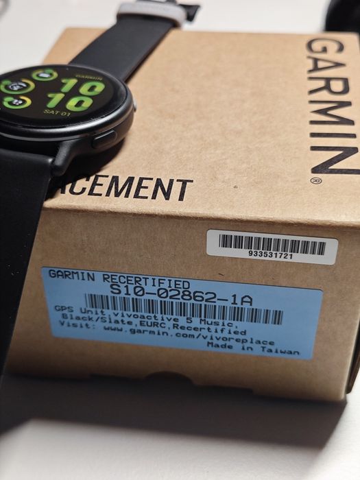 Garmin Vivoactive 5 novo, com película