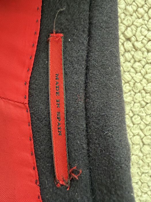 Sobretudo caxemira Carolina Herrera azul escuro tamanho M