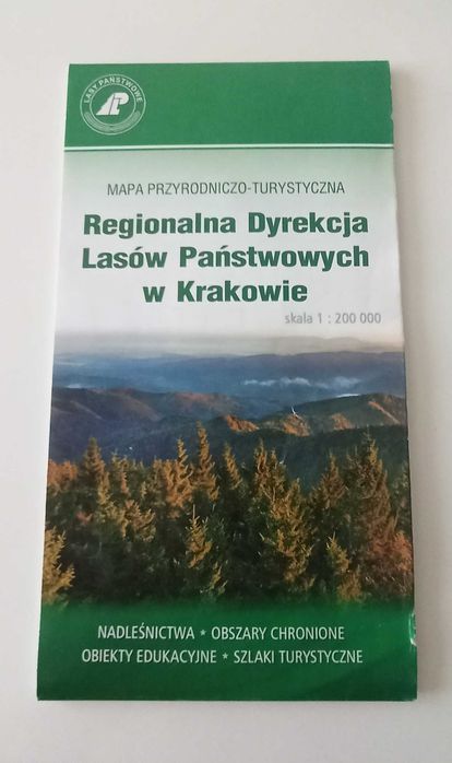 Lasy Państwowe w Krakowie Mapa przyrodniczo-turystyczna Compass 2012