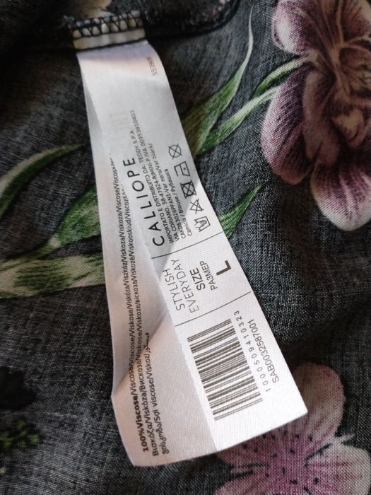 Długa tunika damska rozpinana Calliope rozmiar L