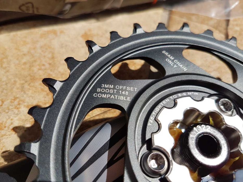 korba SRAM X01 Eagle X-SYNC2 Carbon, 170mm 32T, SuperBoost+ DUB, Lunar