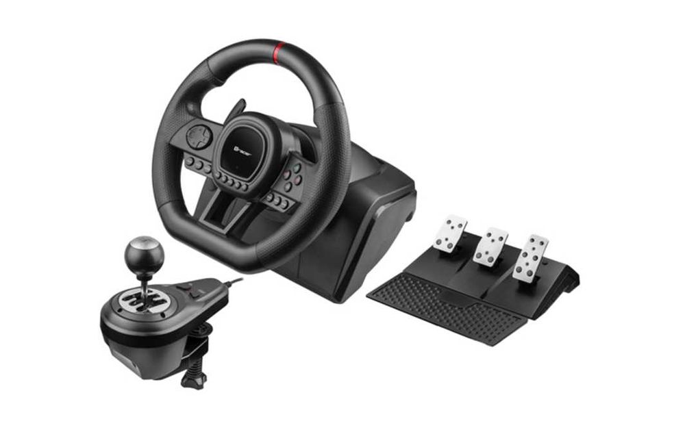 TRACER Kierownica TRACER SimRacer Manual Gearbox 6 w 1 TRAJOY47345 do PC/PS4/PS3/Xbox One/Xbox 360/Nintendo Switch - Media Markt BLUE CITY