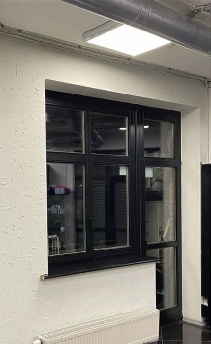 Покраска  окон  дверей  пвх  алюминиевых  конструкций .