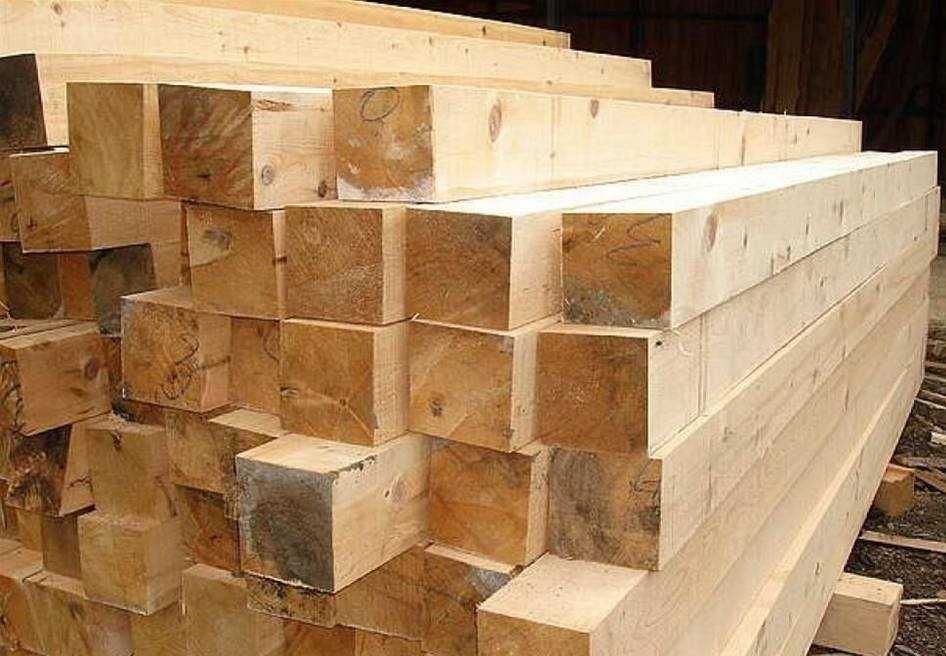 Крупный брус строительный, 150х150х6000 мм, сосна 292,50грн м/п