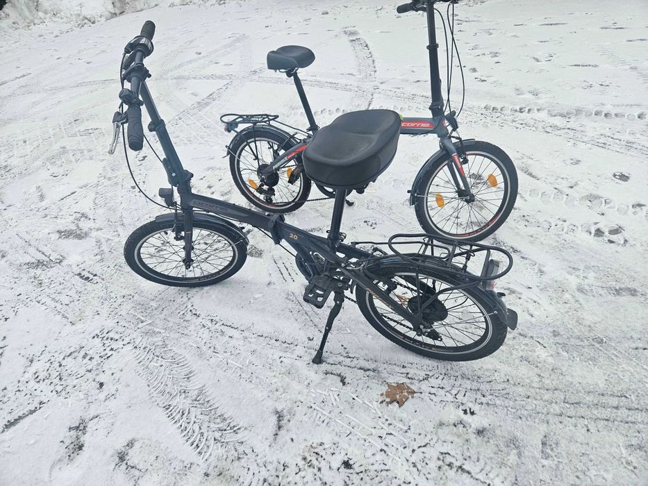 Dwa składaki , 2 składane rowery- jak nowe. Cena za 2 szt