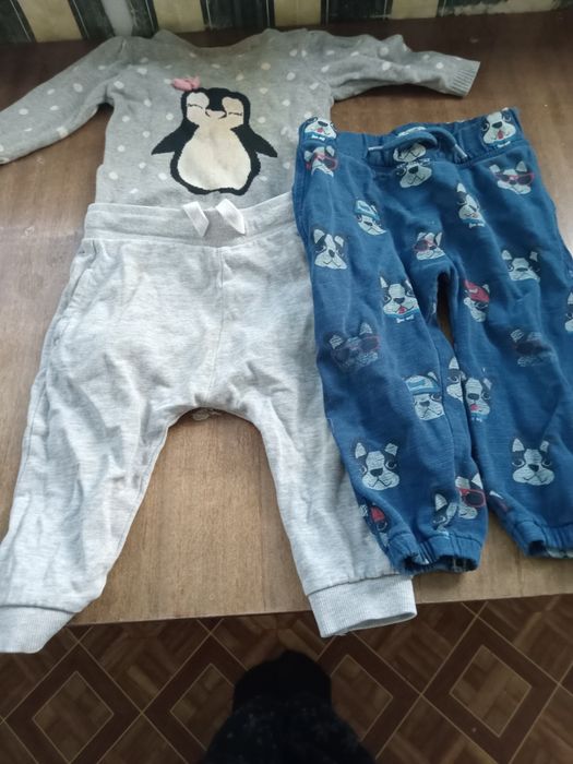 Большой пакет вещей,  великий пакет теплих речей на дівчинку 1-1,5 рок