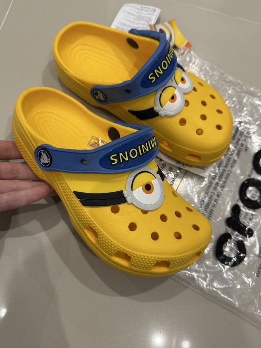 Дитячі сабо Crocs Fun Lab MINIONS J2 33-34 крокси міньйони 21,5 см
