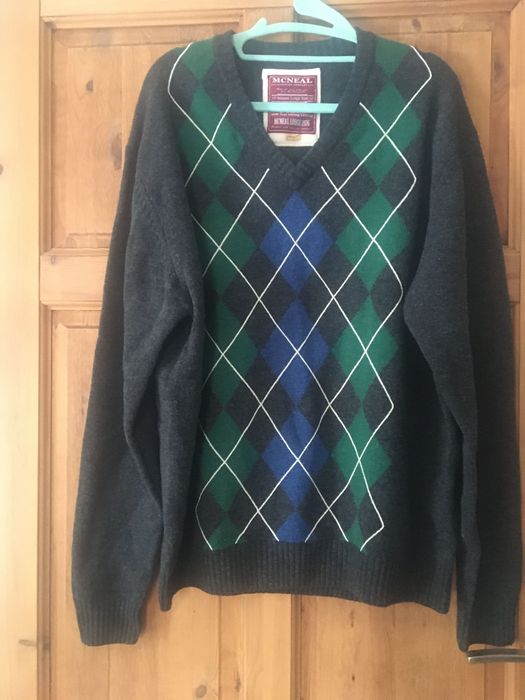 Sweter wełniany męski rozmiar L