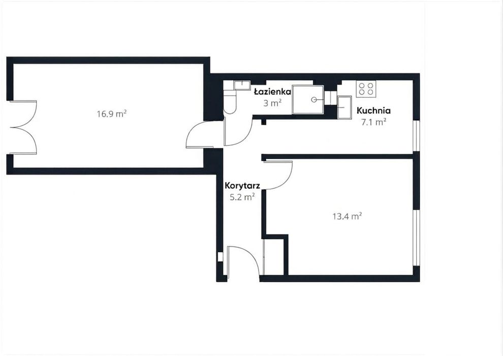 Przestronne M-3 w centrum Poręby, balkon