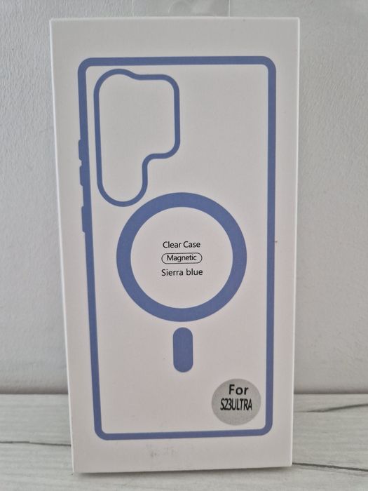 Acrylic Color Magsafe Case do Samsung Galaxy S23 Ultra jasnoniebieski