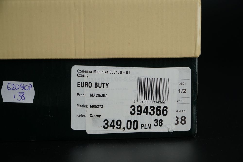 Skórzane Czółenka Maciejka Buty rozmiar 37