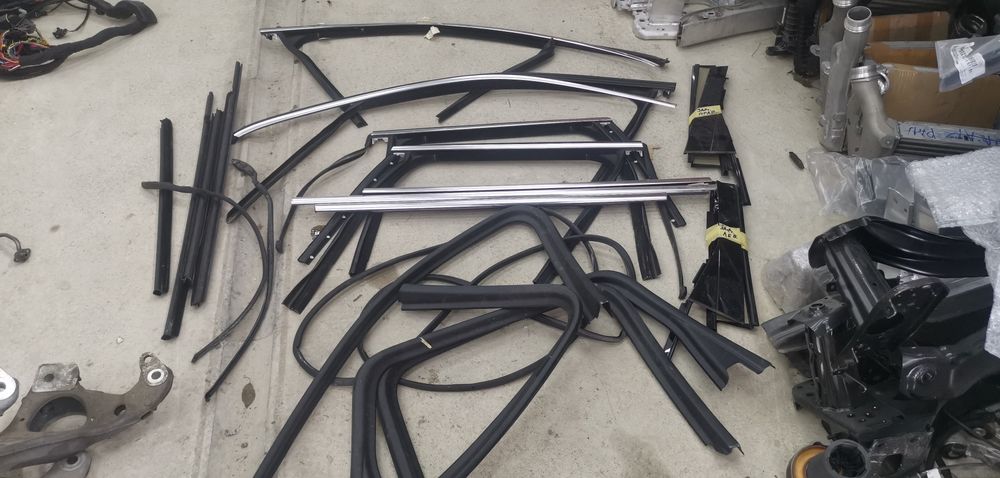 Cayenne 958 элементы дверей, хром, уплотнители