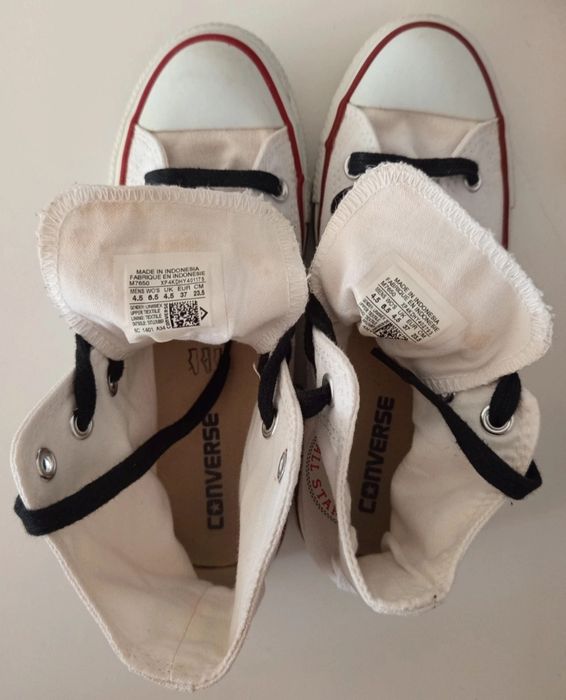 Converse All Star brancos - 37