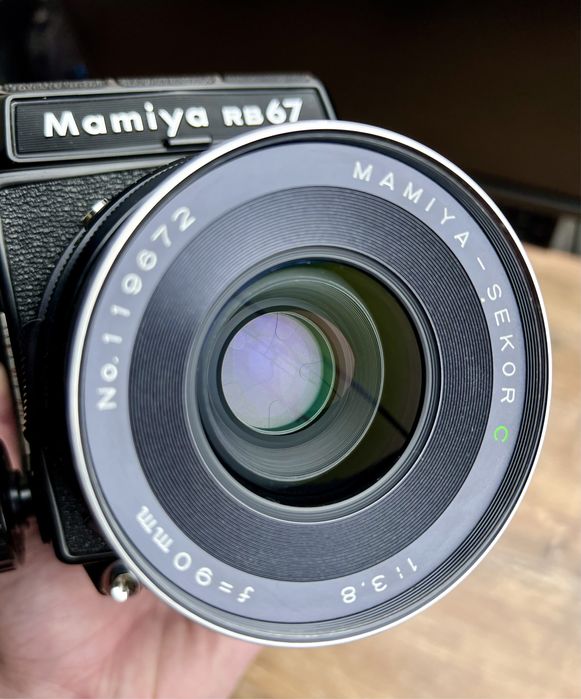 Mamiya RB67 Pro S, Sekor C 90mm 3.8, шахта