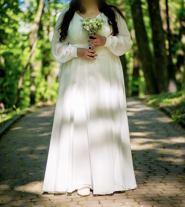 Весільна сукня Plus Size / колір «Ivory»
