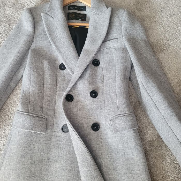 Płaszcz Zara xs szary