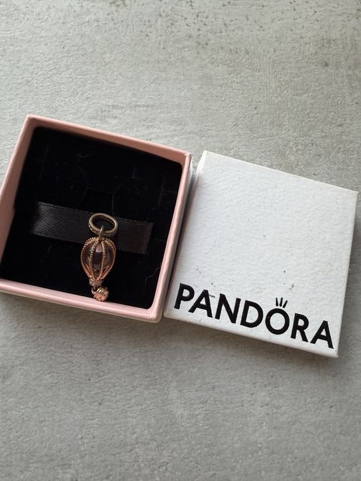 Pandora balonik charms rozowe zloto