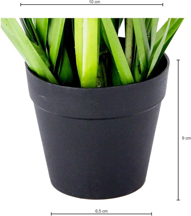 Sztuczna trawa pampasowa w doniczce, trawa z piór 55cm