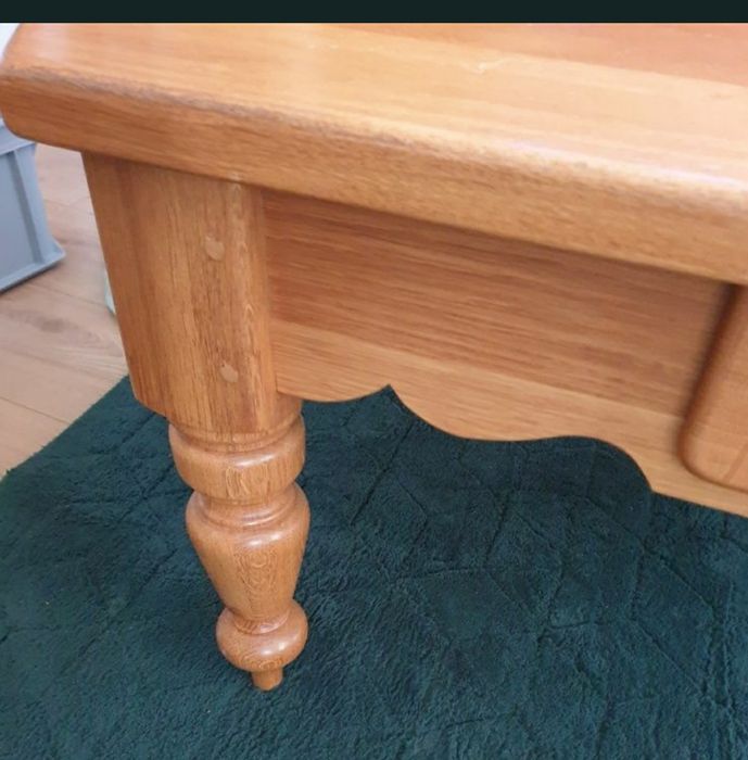 Duża Drewniana ława z szufladami