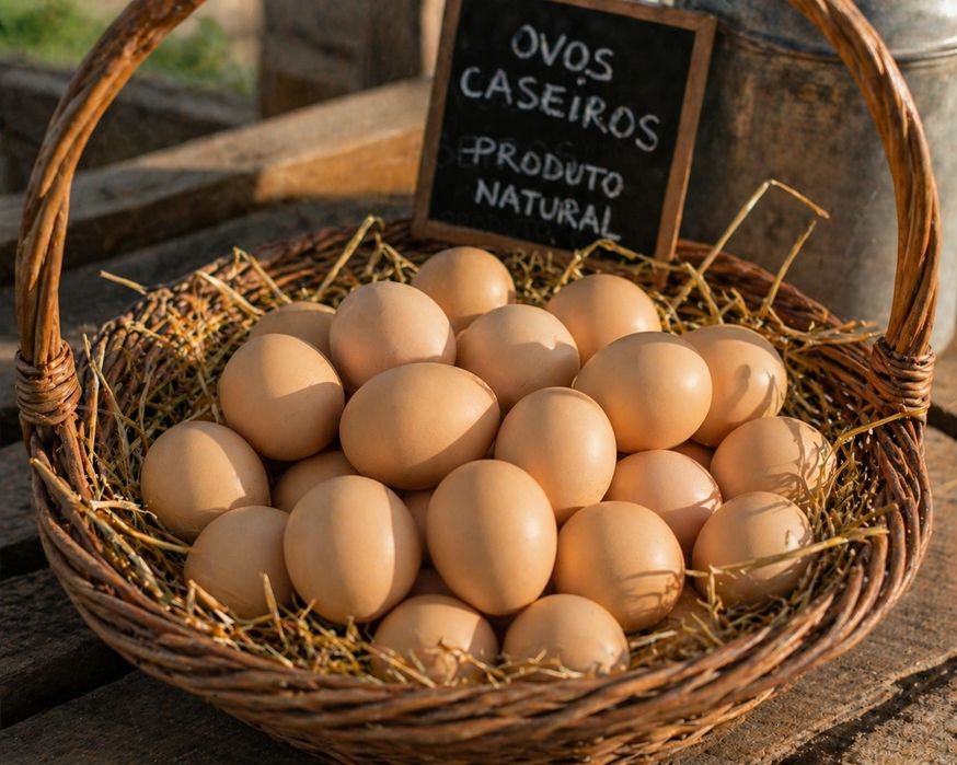 Ovos caseiros de qualidade