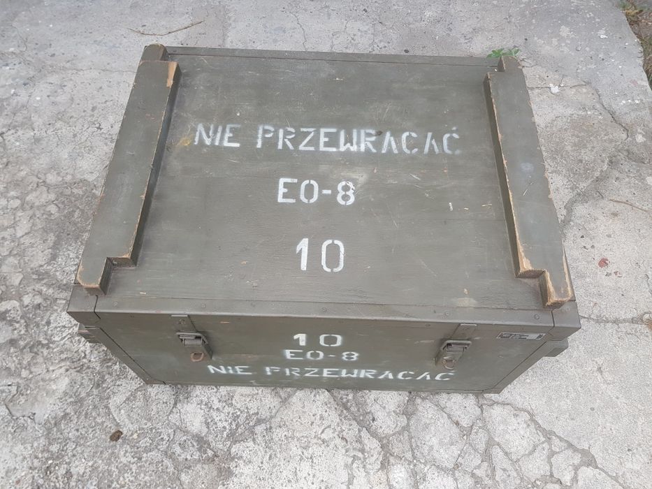 Duża skrzynia wojskowa 70x50x40.