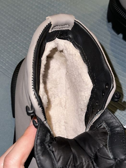 Зимові чоботи хайкери шкіряні сірі Artell shoes 37,5 розмір