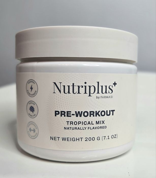 Pre Workout Nutriplus Farmasi Smak Tropical Mix Przed Treningiem