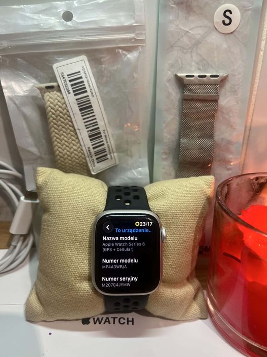 Apple Watch Series 8 cellular 100% bateria