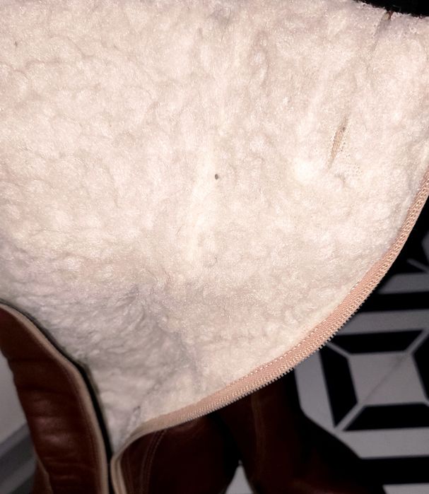 Kozaki skórzane ocieplane