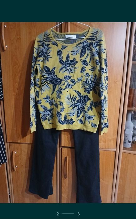 Okazja jeansy H&M +sweterek ciepły roz 38