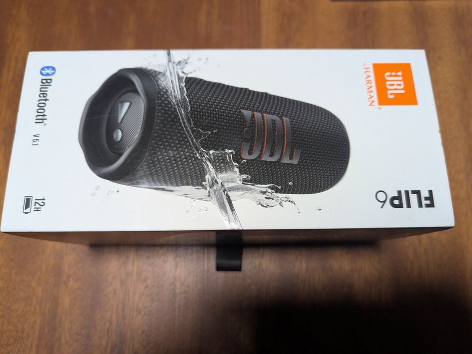 JBL flip 6 чорна нова оригінал