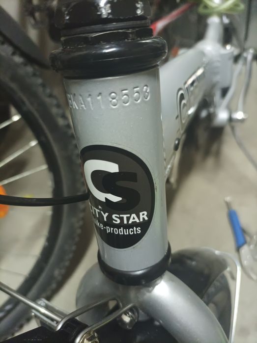 City Star aluminiowy  składak 20" 3 biegi  na 190cm