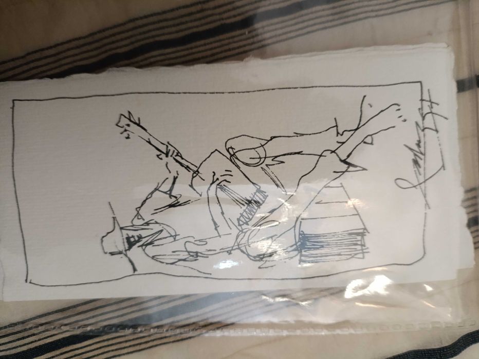 José Pádua - Tinta da China, Acrílico e Aguarela  ANO: 1997
